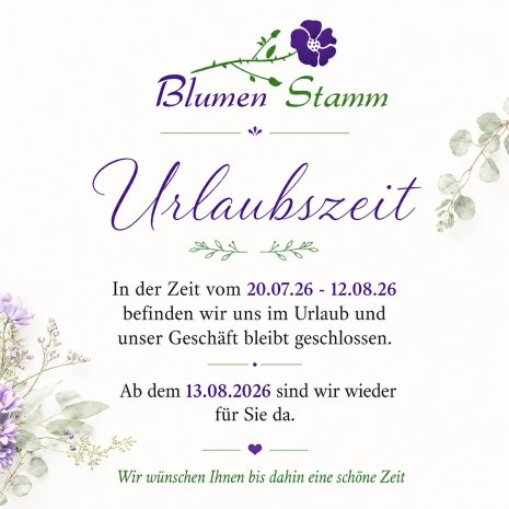 Betriebsurlaub 2026 Betriebsurlaub 2026